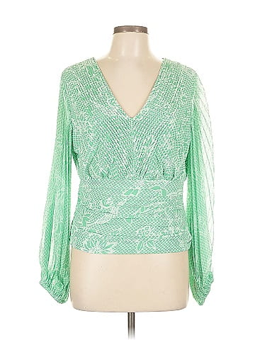 White House Black Market Long Sleeve Blouse (view 1)