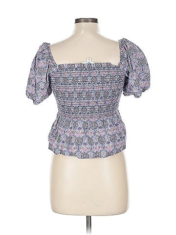 Liberty Art Fabrics for J.Crew Short Sleeve Blouse (view 2)