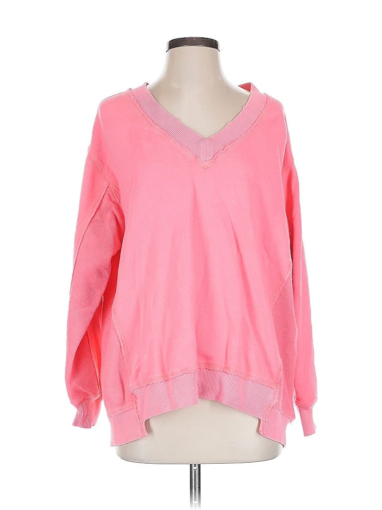 Pre-owned Adriano Goldschmied Pullover Sweater In Pink