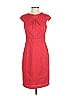 David Meister 100% Polyester Solid Red Cocktail Dress Size 2 - photo 1