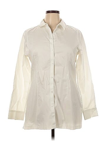 Foxcroft Long Sleeve Button-Down Shirt (view 1)