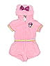 Disney Pink Short Sleeve Outfit Size 5 - 6 - photo 1