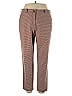 ETRO Houndstooth Brown Pink Cropped Dress Pants Size EU (IT) 48 / US 12 - photo 1