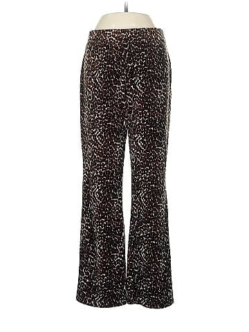 Juicy Couture Animal Print Brown Casual Pants Size M