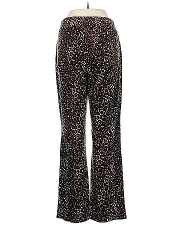 Juicy Couture Animal Print Brown Casual Pants Size M