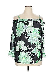Jm Collection 3/4 Sleeve Blouse