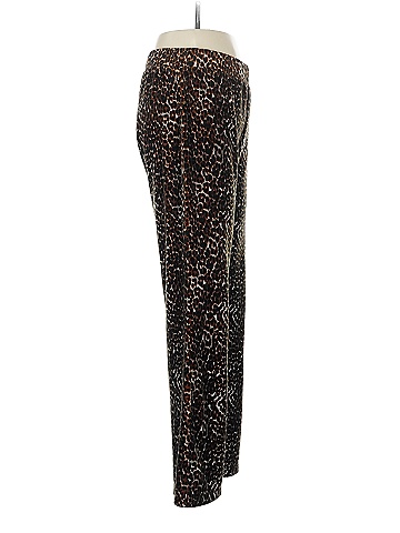 Juicy Couture Animal Print Brown Casual Pants Size M