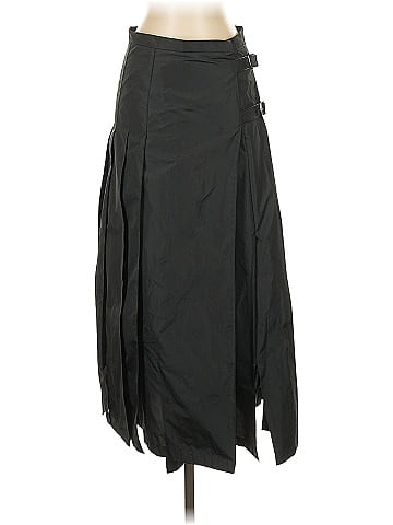 Max Mara Buckled Pleated Wrap Skirt (view 1)