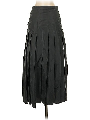 Max Mara Buckled Pleated Wrap Skirt (view 2)
