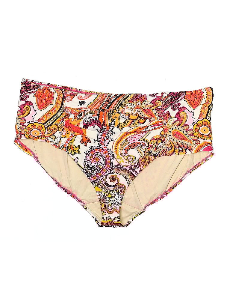 Pre-owned Swim By Cacique Swimsuit Bottoms In White