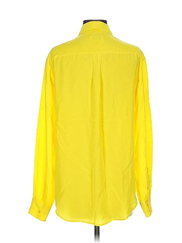 Equipment Long Sleeve Silk Top (view 2)