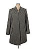 Kasper Houndstooth Gray Coat Size 14 - photo 1