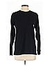 Victoria's Secret Pink 100% Cotton Black Long Sleeve T-Shirt Size XS - photo 1