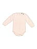 Cat & Jack 100% Cotton Ivory Long Sleeve Onesie 9-12 MO / 12 MO - photo 1
