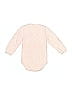 Cat & Jack 100% Cotton Ivory Long Sleeve Onesie 9-12 MO / 12 MO - photo 2