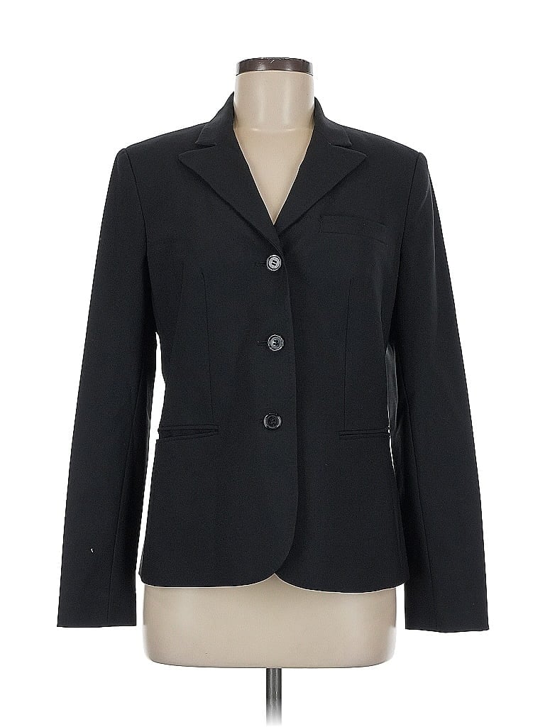Spiegel 100% Polyester Black Blazer Size 8 - photo 1
