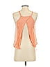 Miss Me Orange Pink Sleeveless Blouse Size S - photo 2
