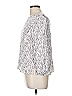 Ann Taylor LOFT Outlet 100% Rayon Silver 3/4 Sleeve Blouse Size M - photo 4