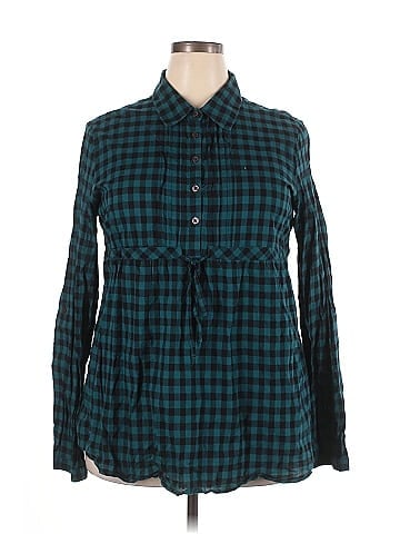 Faded Glory Long Sleeve Button-Down Shirt (view 1)