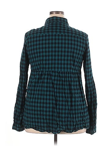 Faded Glory Long Sleeve Button-Down Shirt (view 2)