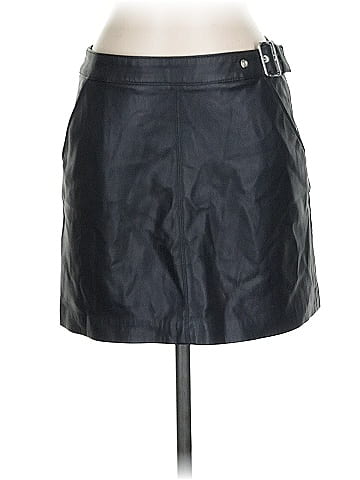 Trafaluc by Zara Faux Leather Skirt (view 1)