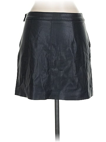 Trafaluc by Zara Faux Leather Skirt (view 2)
