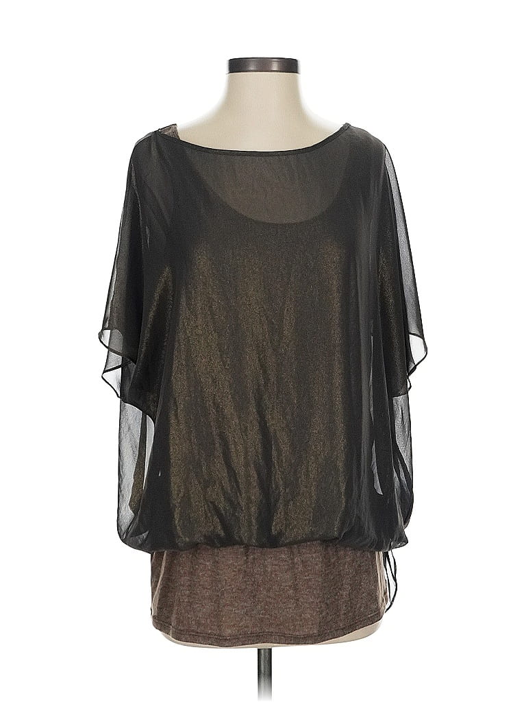 ASSORTED BRANDS Pre-owned 3/4 Sleeve Blouse In Black