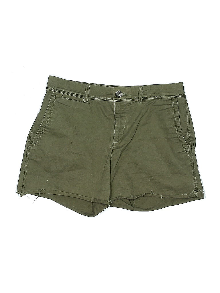 Pre-owned Banana Republic Factory Store Khaki Shorts In Green