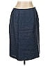 Lafayette 148 New York Solid Blue Casual Skirt Size 12 - photo 1