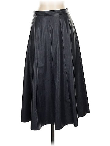 Rebecca Taylor Faux Leather Skirt (view 1)