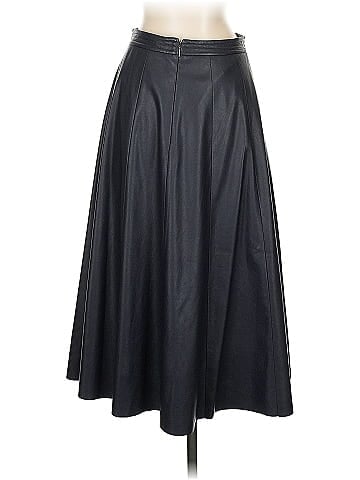 Rebecca Taylor Faux Leather Skirt (view 2)