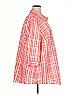 Woman Within 100% Cotton Plaid Orange 3/4 Sleeve Button-Down Shirt Size 3X - photo 3