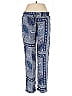 Olivaceous 100% Polyester Paisley Blue Casual Pants Size L - photo 1