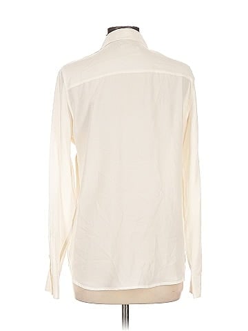 Equipment Long Sleeve Silk Top (view 2)