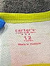 Carter's Polka Dots Yellow Short Sleeve Onesie 9-12 MO / 12 MO - photo 3