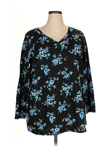 Woman Within 3/4 Sleeve Blouse (view 1)