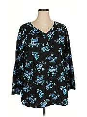 Woman Within 3/4 Sleeve Blouse