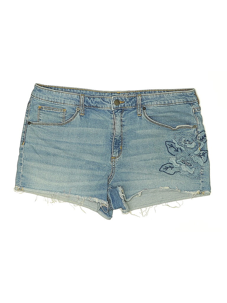 Universal Thread Stars Blue Denim Shorts Size 33 waist - photo 1