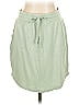 Lou & Grey for LOFT Solid Green Casual Skirt Size L - photo 1