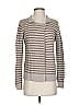 St. John Stripes Gray Pullover Sweater Size S - photo 1