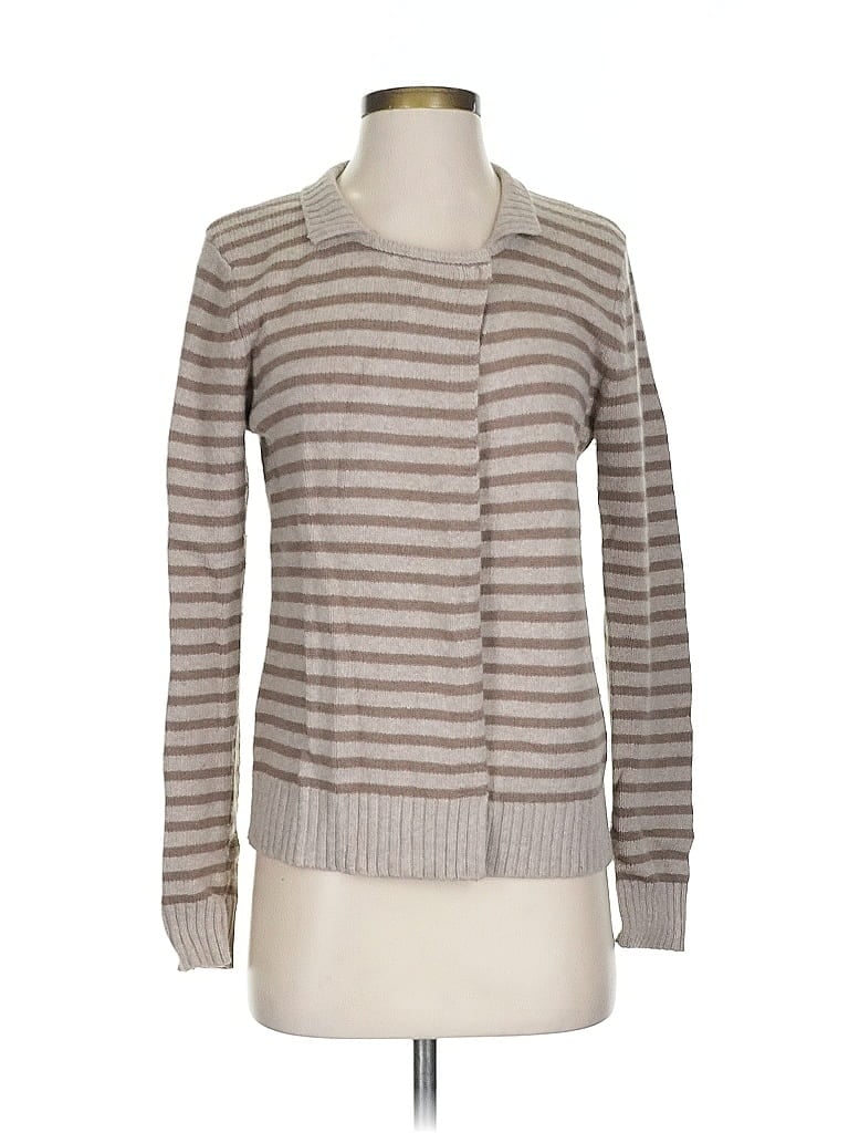 St. John Stripes Gray Pullover Sweater Size S - photo 1