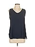 Ann Taylor LOFT Outlet 100% Rayon Blue Sleeveless Blouse Size L - photo 1