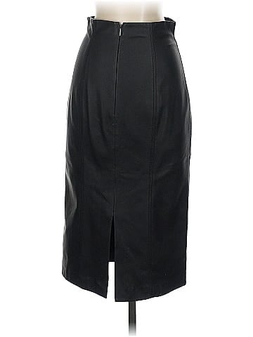 Rebecca Taylor Faux Leather Skirt (view 2)
