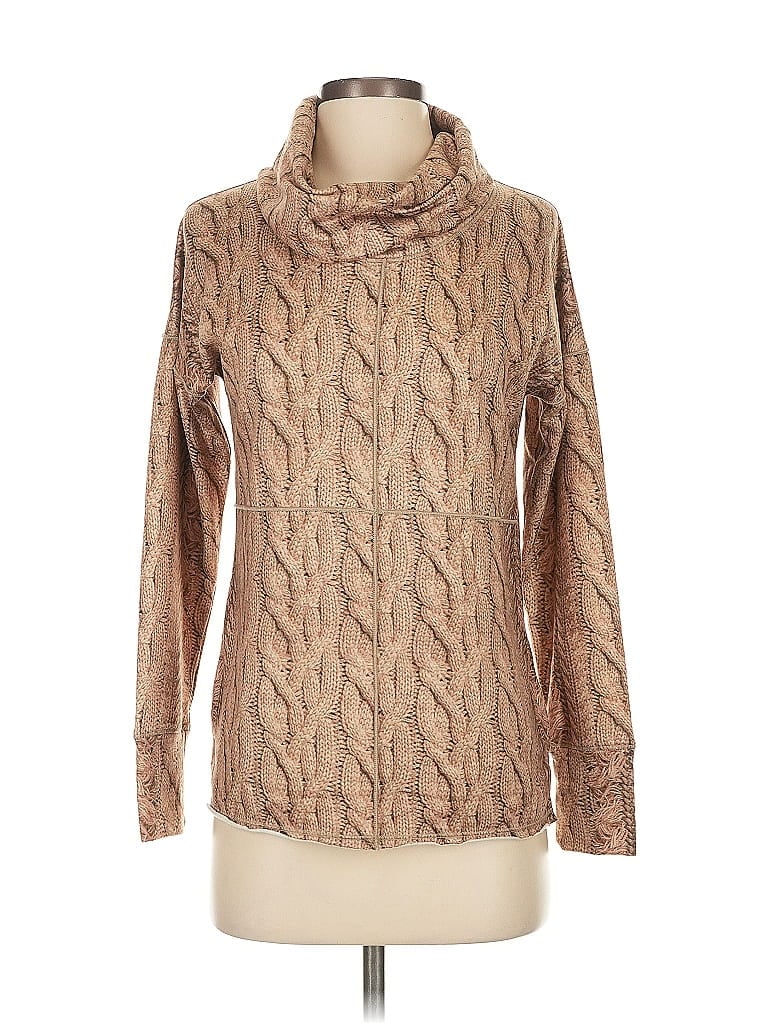 Pre-owned David Cline Pullover Sweater In Brown
