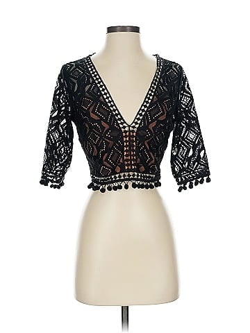 For Love & Lemons 3/4 Sleeve Top (view 1)