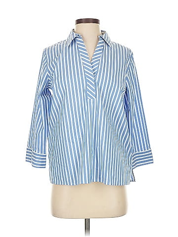 Foxcroft 3/4 Sleeve Button-Down Shirt (view 1)