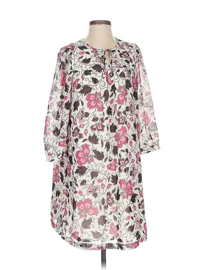 Pre-owned Ann Taylor Loft Outlet Casual Dress In White