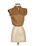 Nicholas 100% Silk Brown Sleeveless Silk Top Size 2 - photo 1
