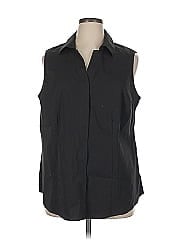 Foxcroft Sleeveless Button Down Shirt