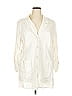 Jessica Holbrook Ivory 3/4 Sleeve Button-Down Shirt Size 1X - photo 1